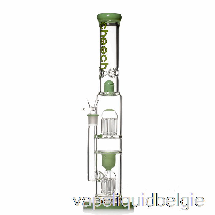 Vape Smaken Cheech Glass Double Tree Big Rig Bong Groen